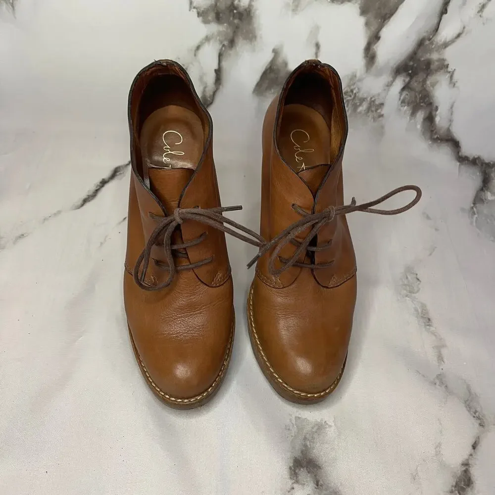 Cole Haan NikeAir Stephanie Leather Booties Size 5.5